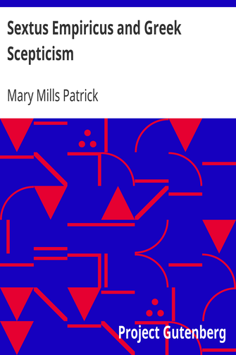 Sextus Empiricus and Greek Scepticism cover