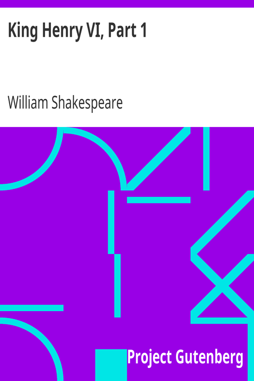 King Henry VI, Part 1 cover