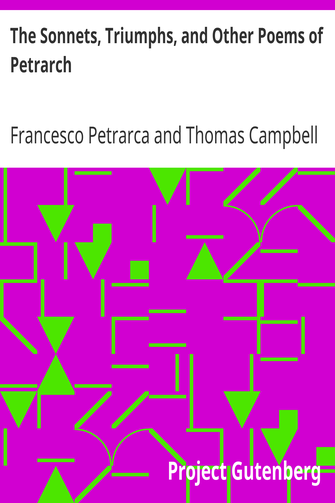 The Sonnets, Triumphs, and Other Poems of Petrarch cover