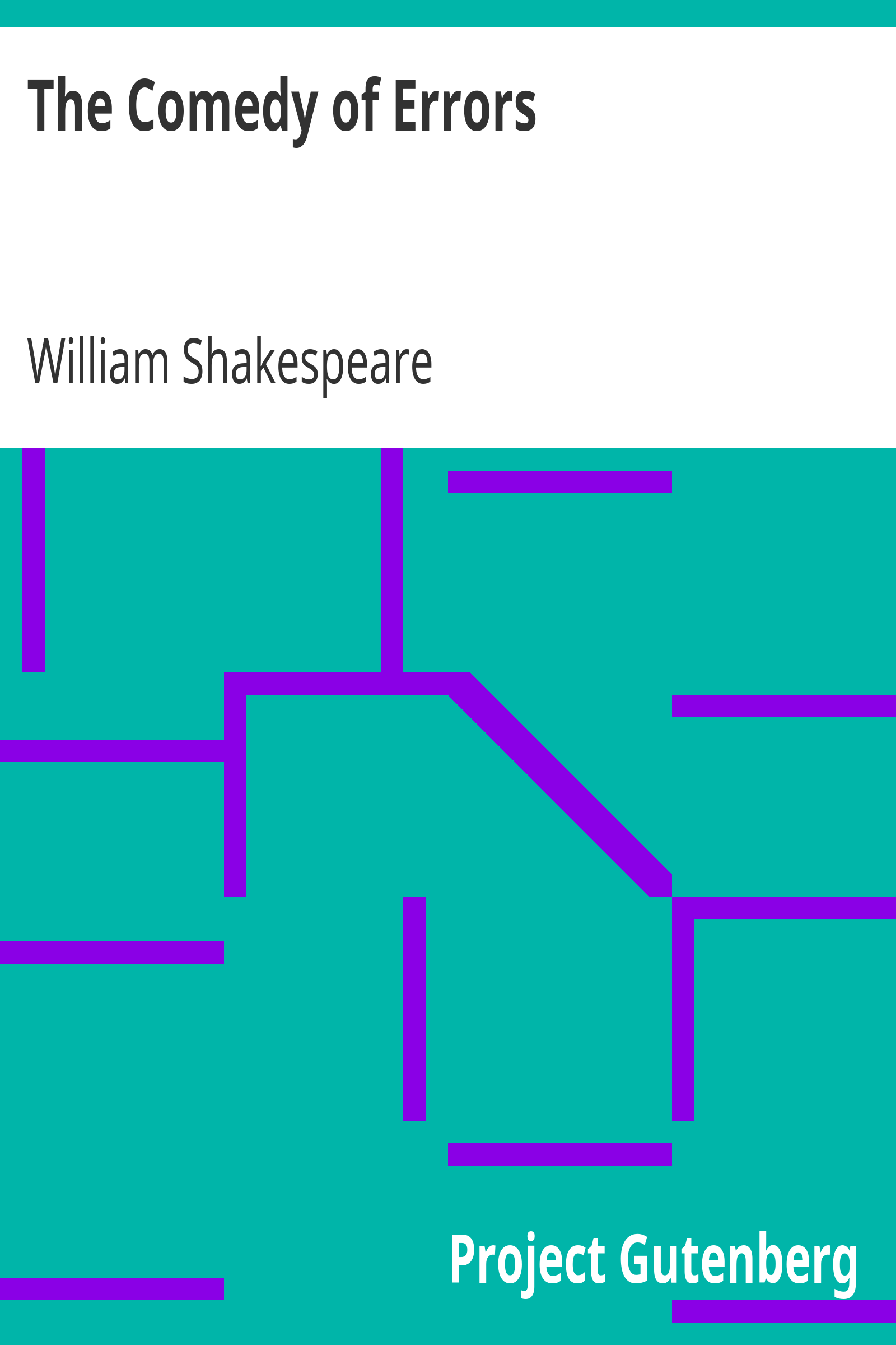 The Comedy of Errors cover