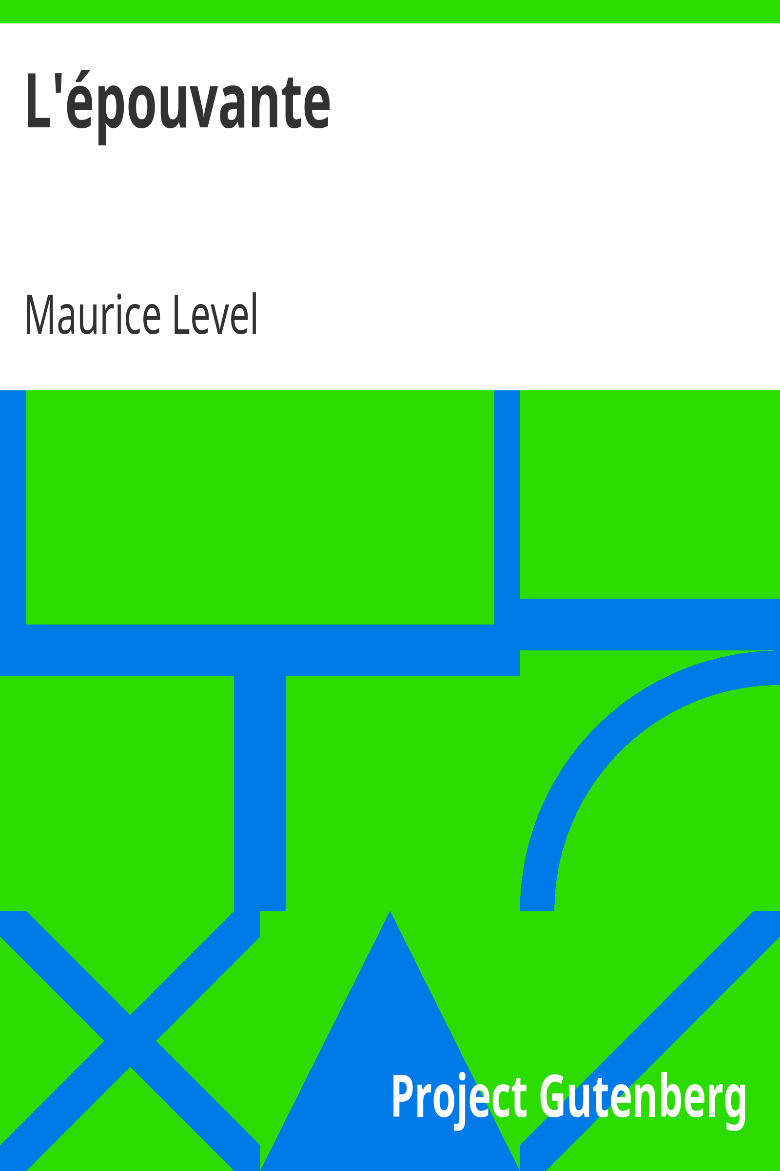L'épouvante cover