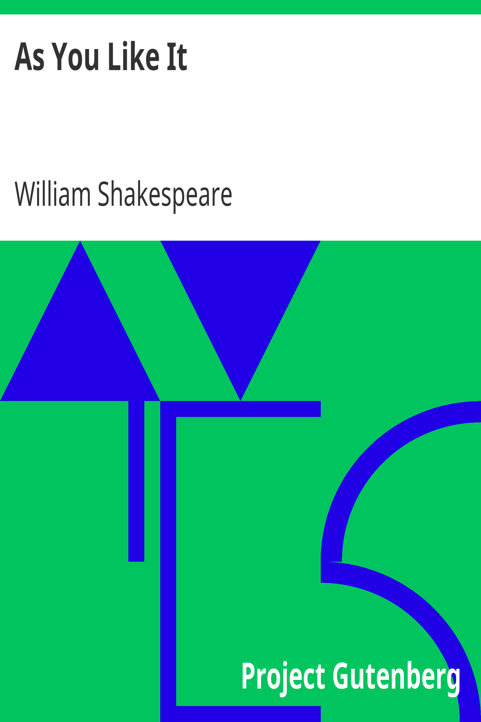 As You Like It cover