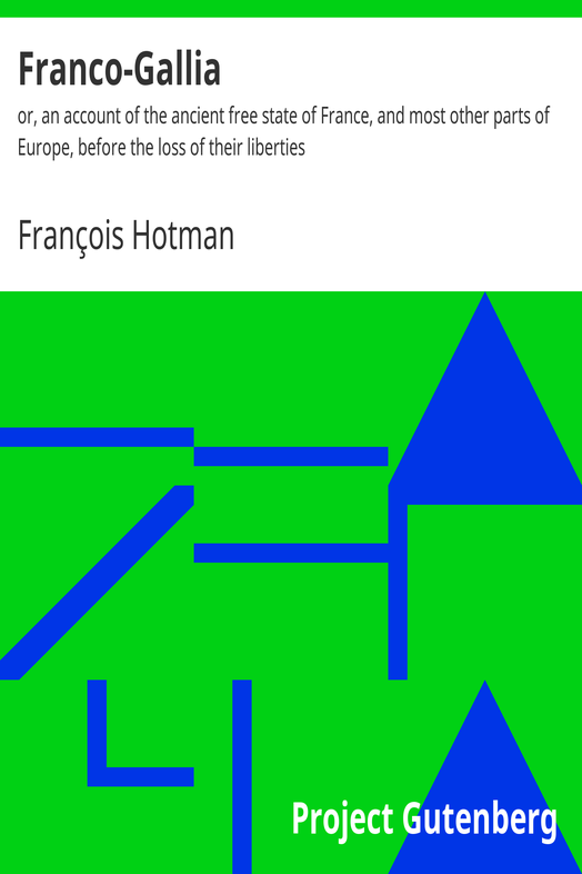 Franco-Gallia cover