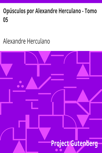Opúsculos por Alexandre Herculano - Tomo 05 cover