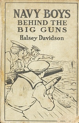 Navy boys behind the big guns cover