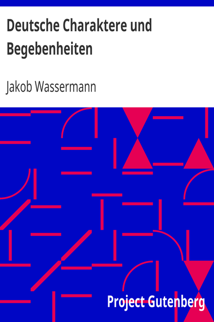 Deutsche Charaktere und Begebenheiten cover