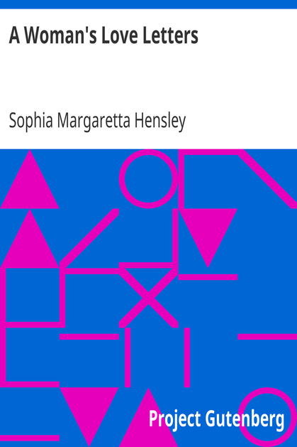 A Woman's Love Letters cover