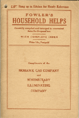 Fowler's Household Helps / Over 300 Useful and Valuable Helps About the Home, Carefully Compiled and Arranged in Convenient Form for Frequent Use cover