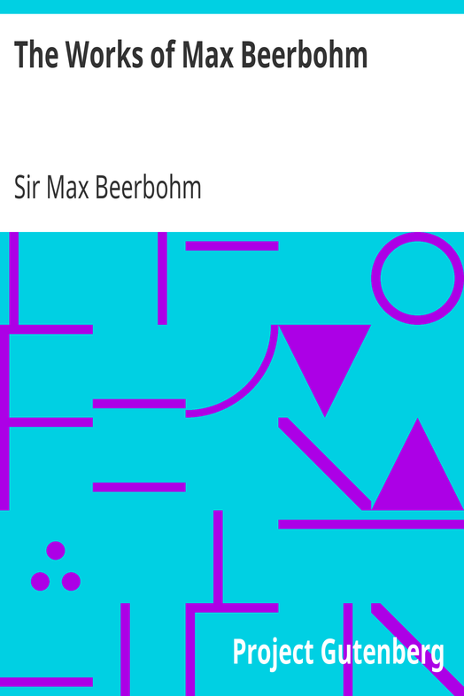 The Works of Max Beerbohm cover