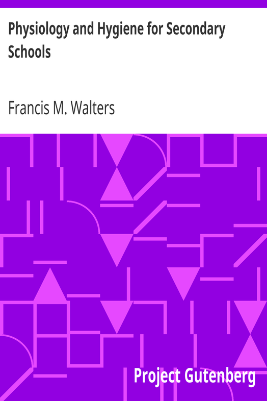Physiology and Hygiene for Secondary Schools cover