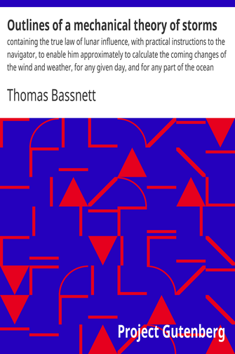 Outlines of a mechanical theory of storms cover