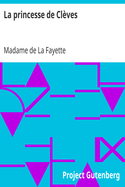 La princesse de Clèves cover
