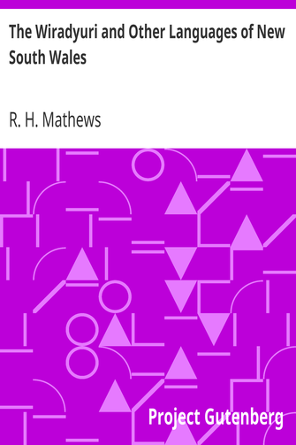 The Wiradyuri and Other Languages of New South Wales cover