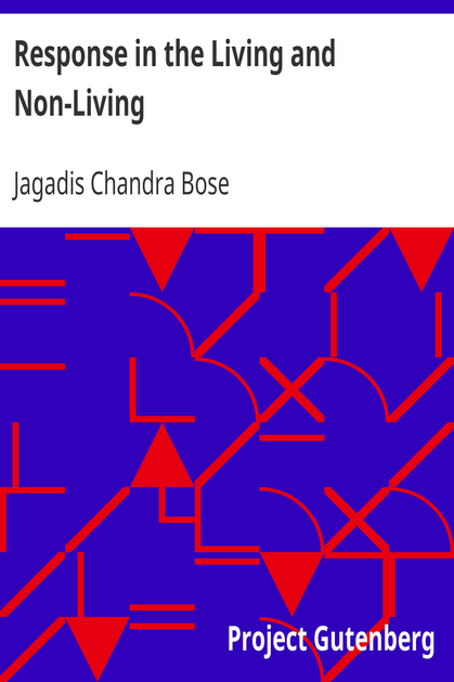 Response in the Living and Non-Living cover