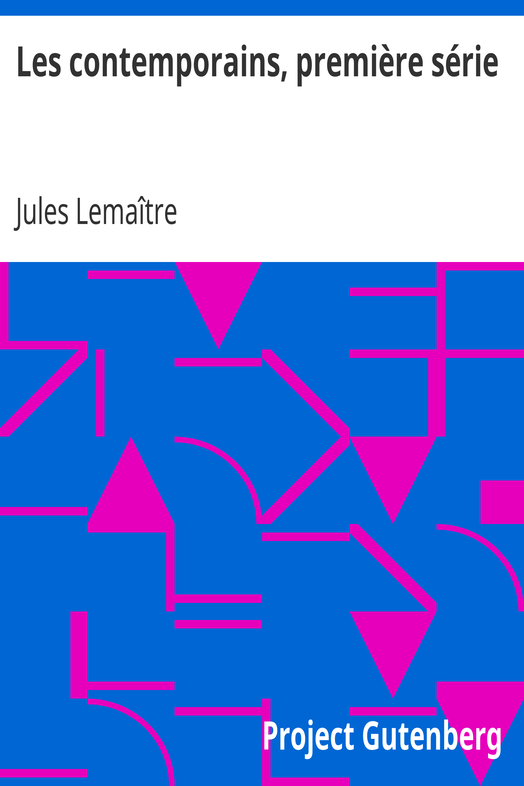 Les contemporains, première série / Études et portraits littéraires cover