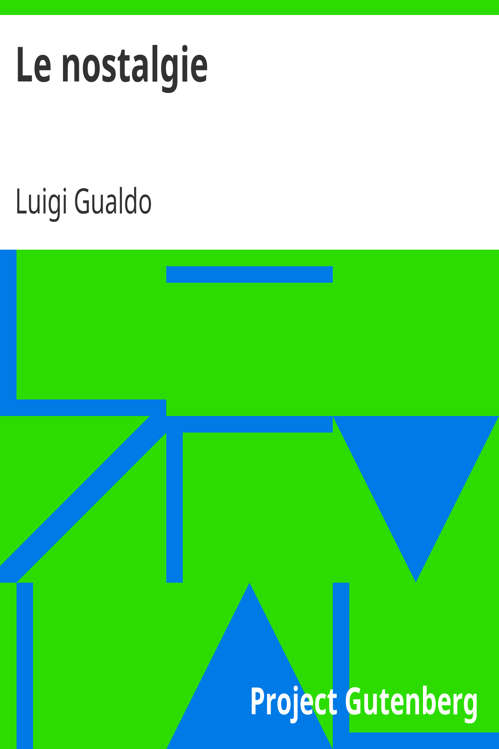 Le nostalgie cover