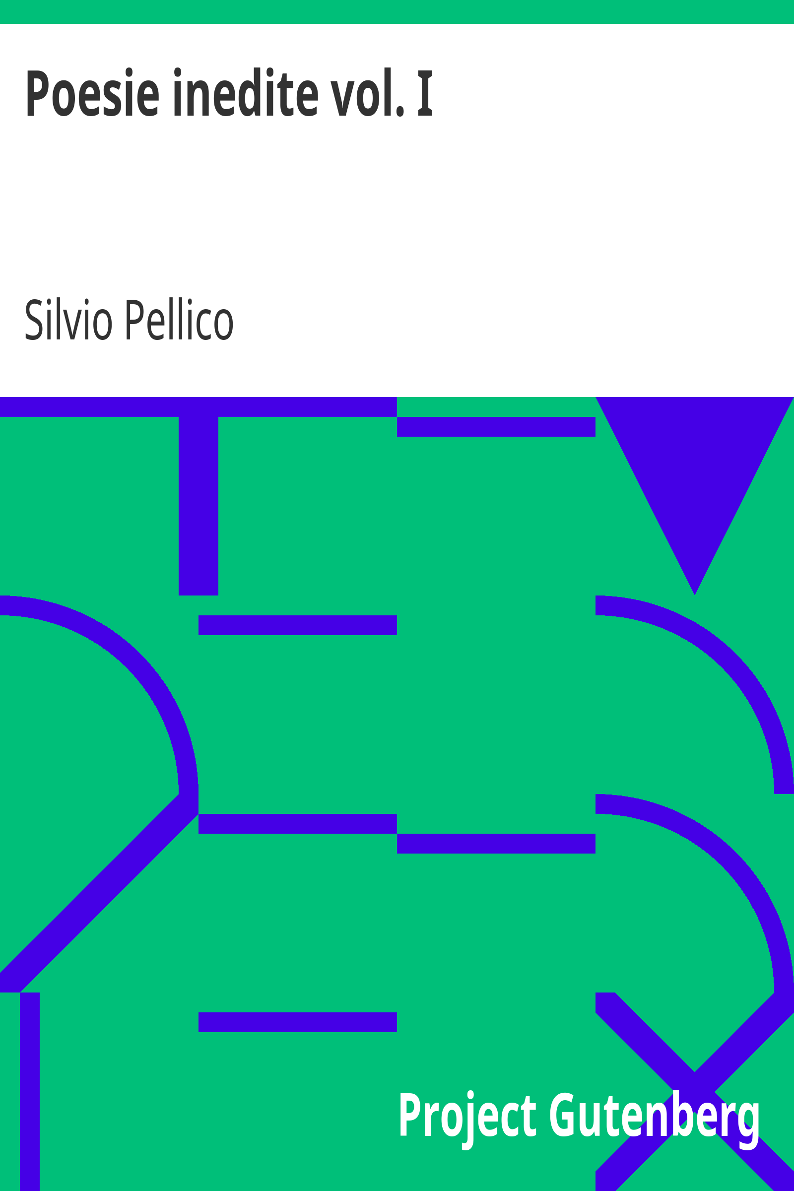 Poesie inedite vol. I cover