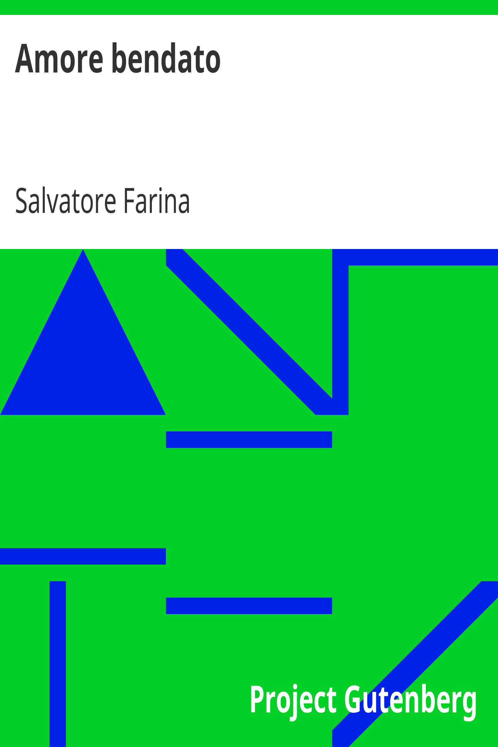 Amore bendato cover