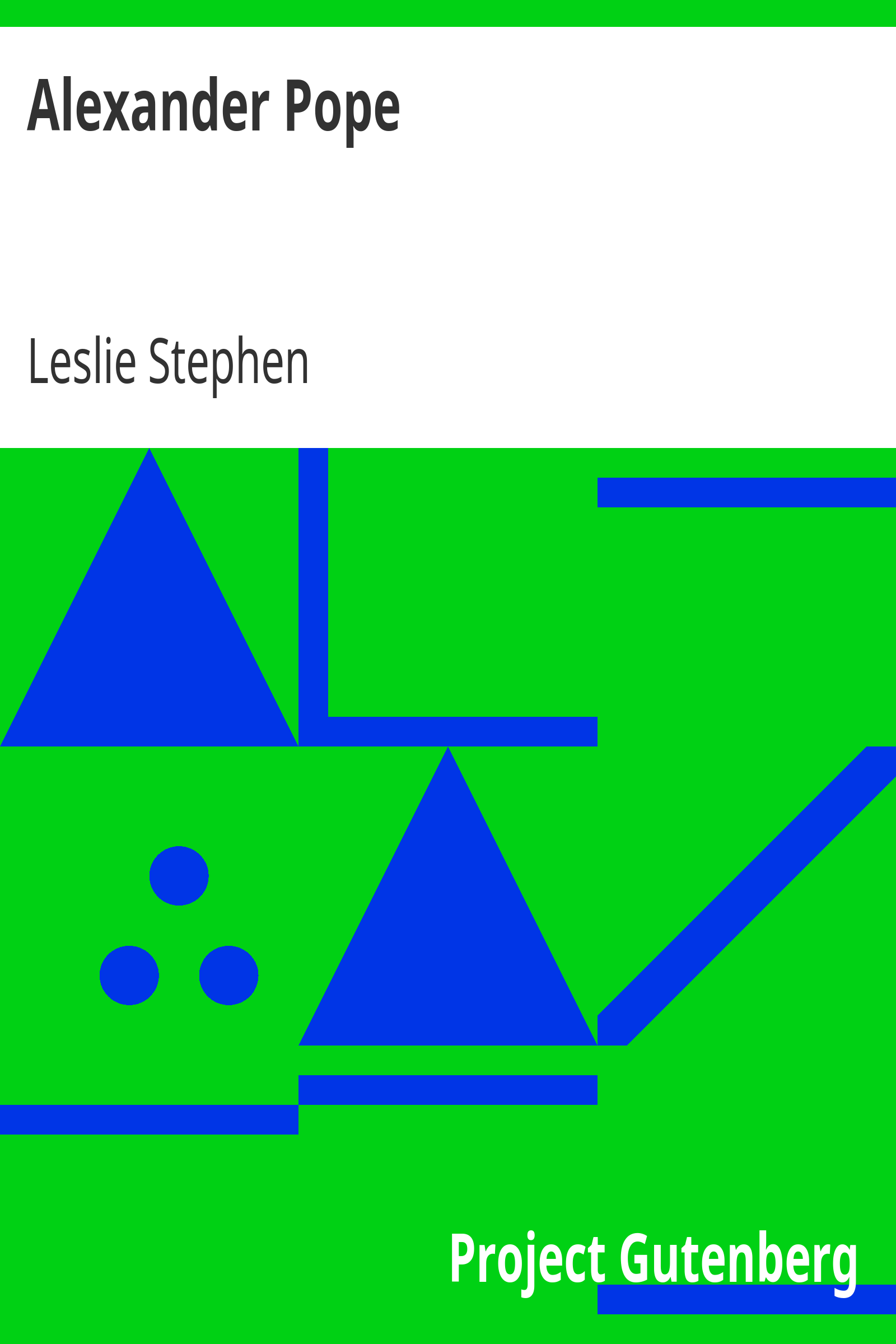 Alexander Pope cover