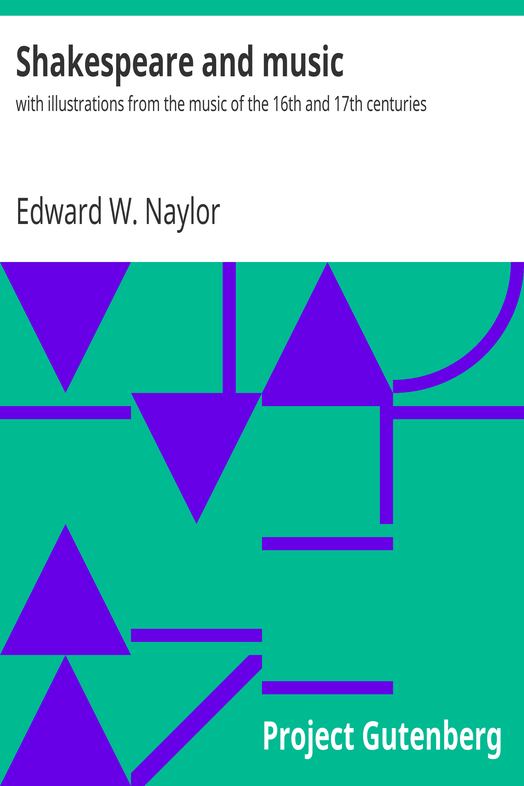 Shakespeare and music cover