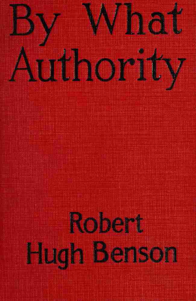 By What Authority? cover