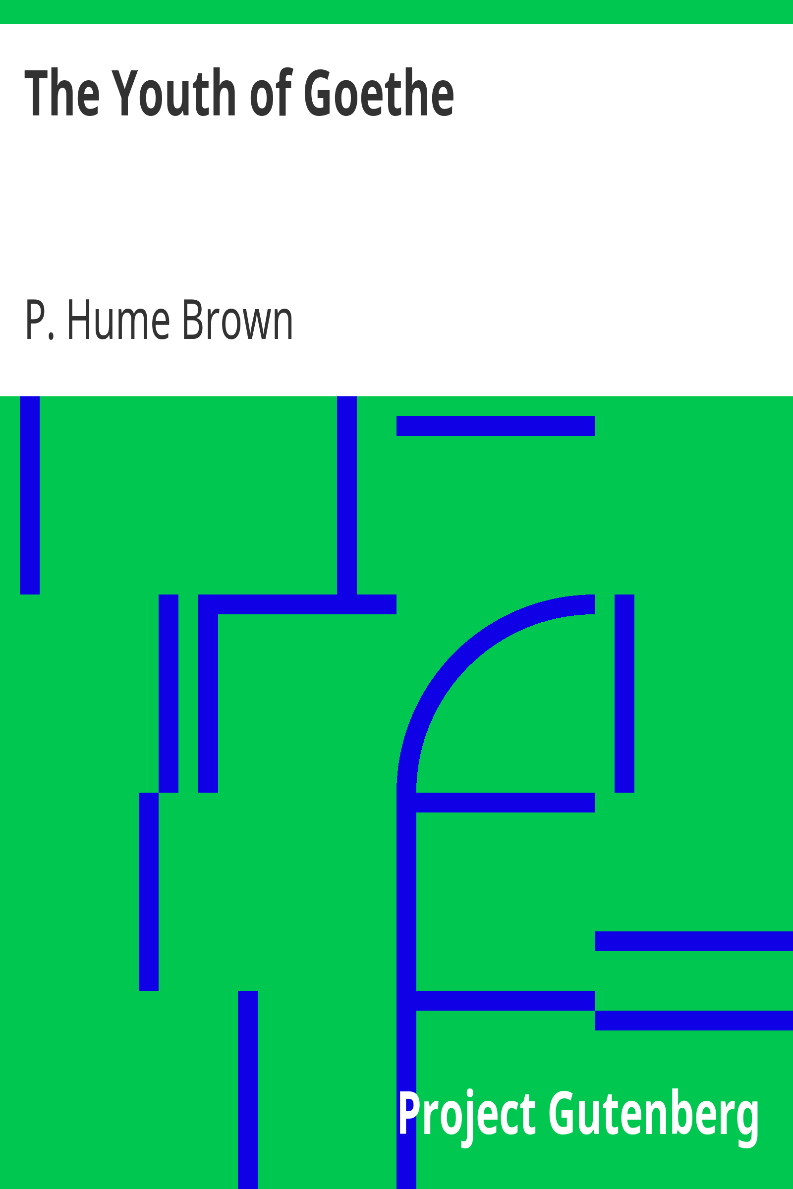 The Youth of Goethe cover
