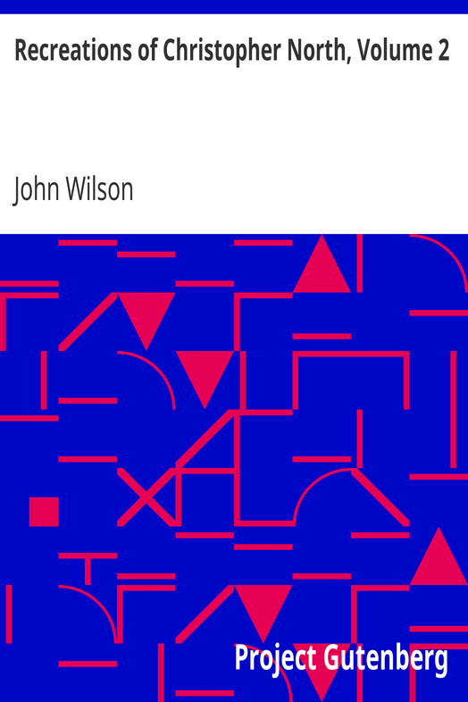 Recreations of Christopher North, Volume 2 cover