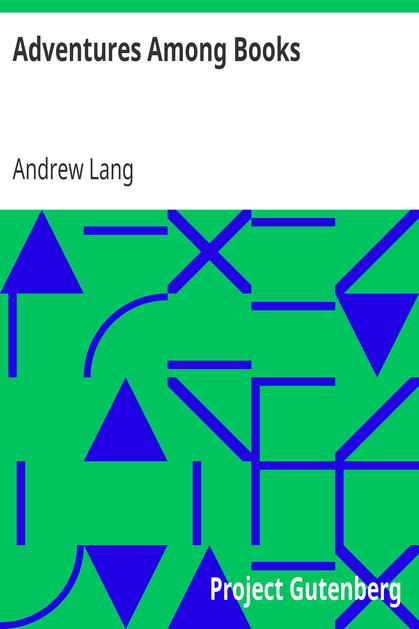 Adventures Among Books cover