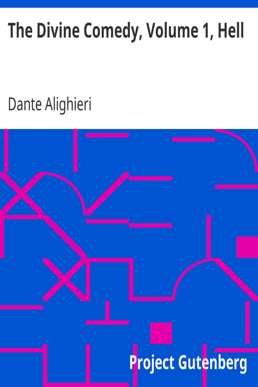 The Divine Comedy, Volume 1, Hell cover