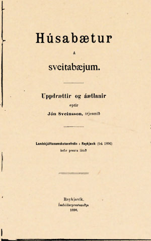 Húsabætur á sveitabæjum: Uppdrættir og áætlanir cover