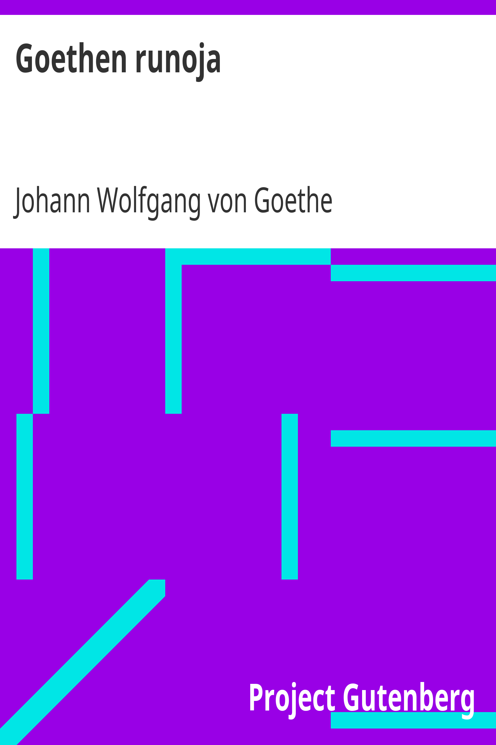 Goethen runoja cover