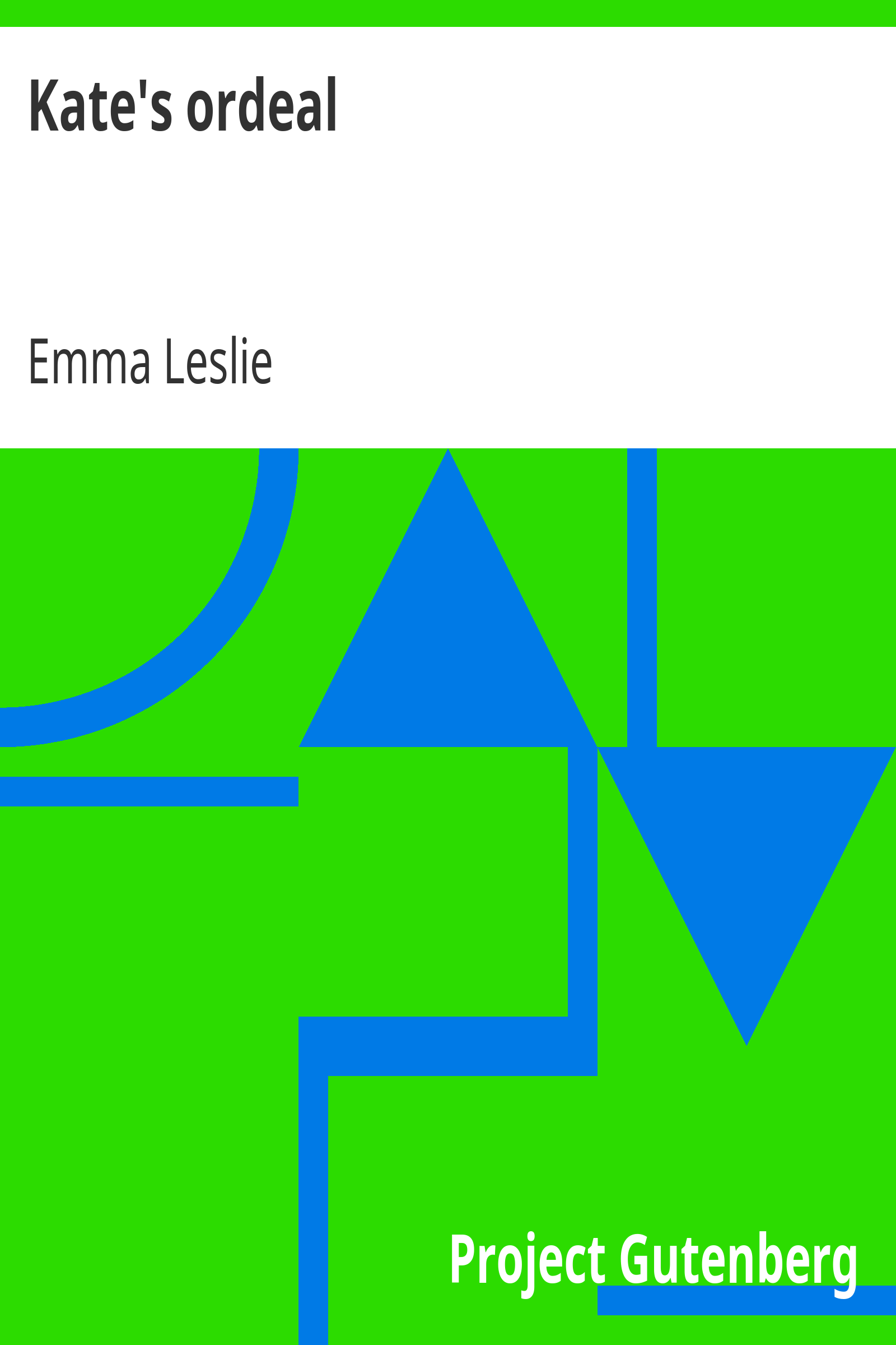 Kate's ordeal cover