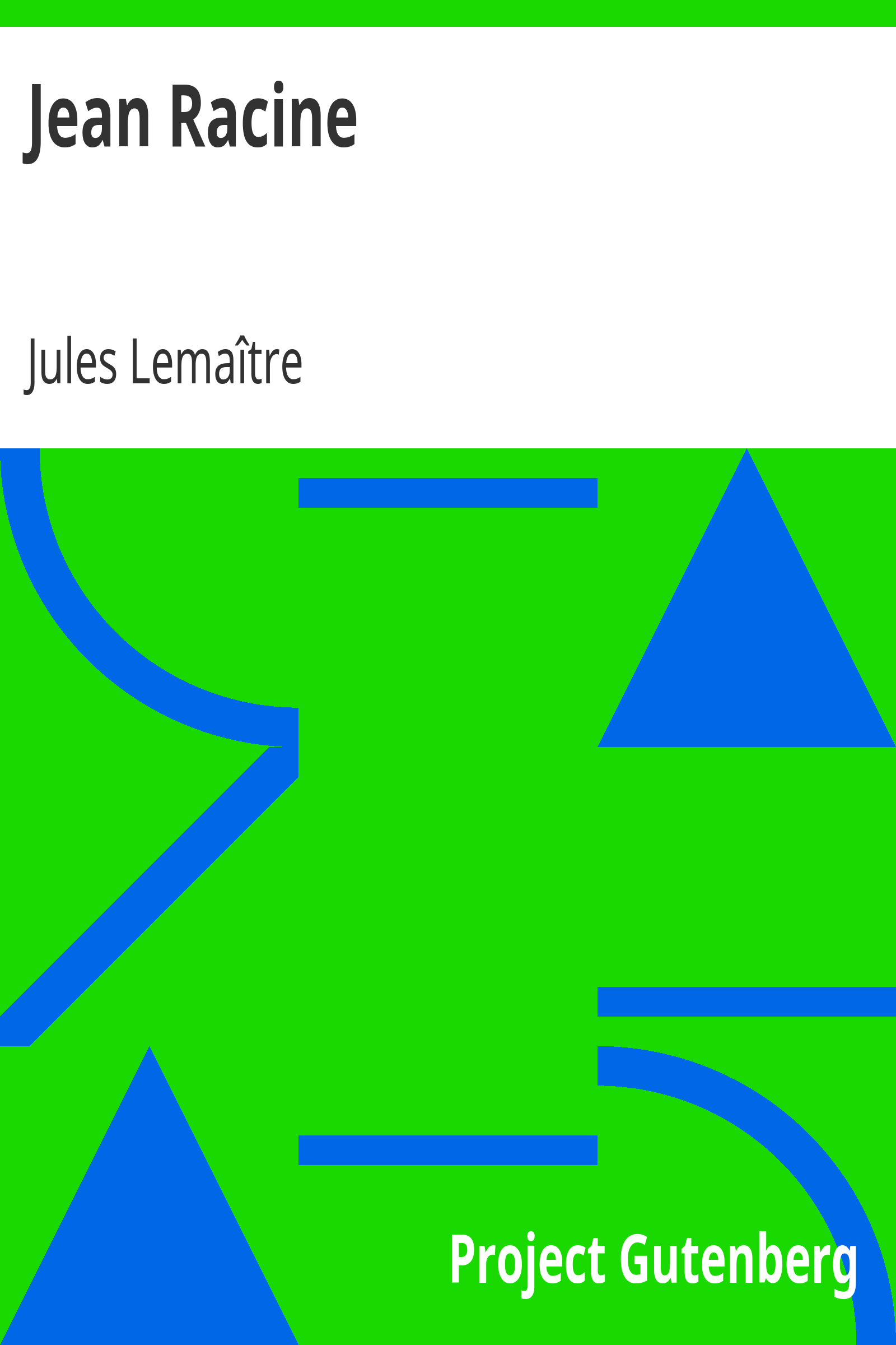 Jean Racine cover