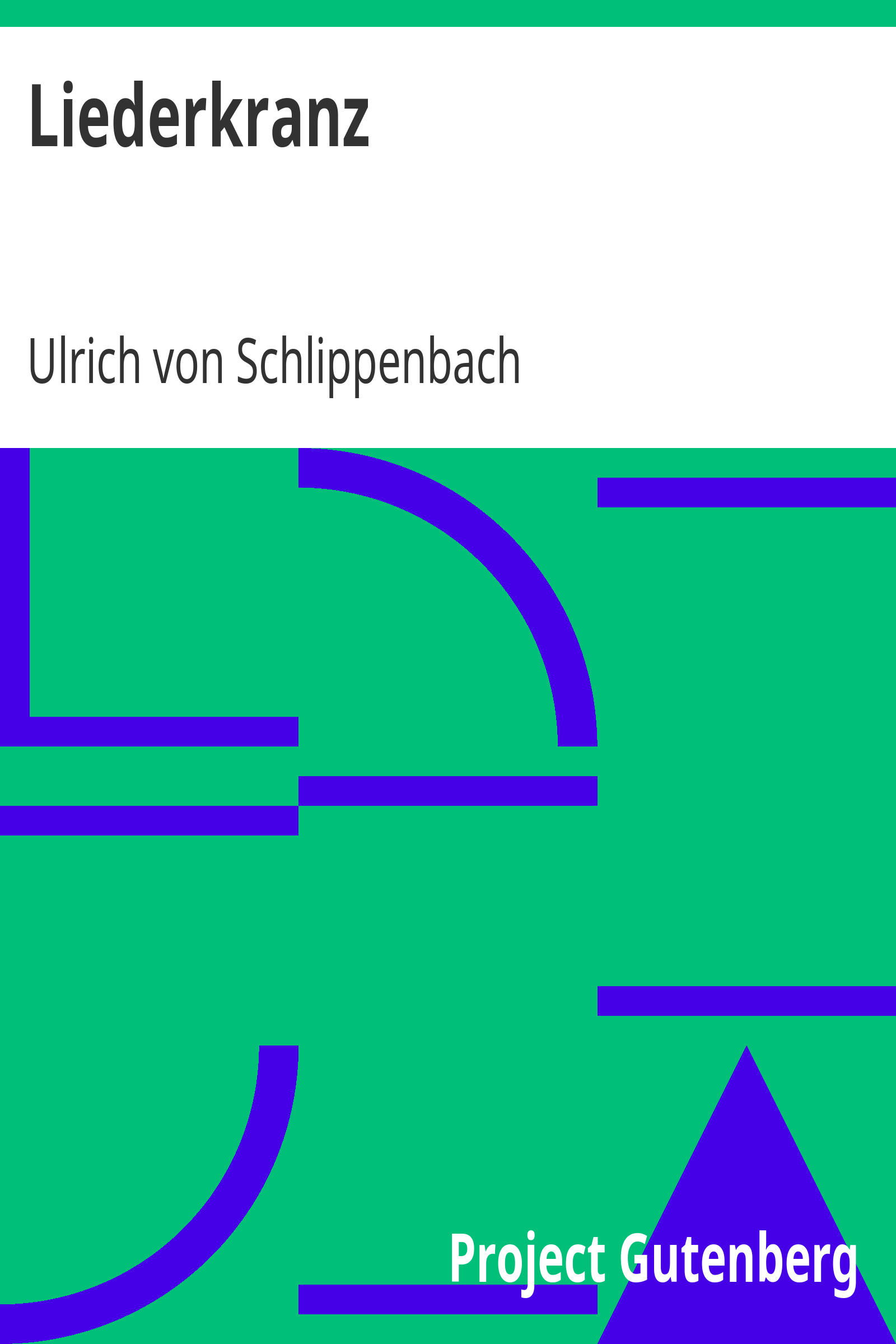 Liederkranz / Dem Andenken der verstorbenen Frau Herzogin Dorothea von Kurland geweiht cover