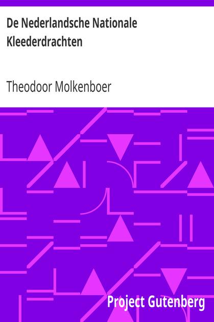 De Nederlandsche Nationale Kleederdrachten cover