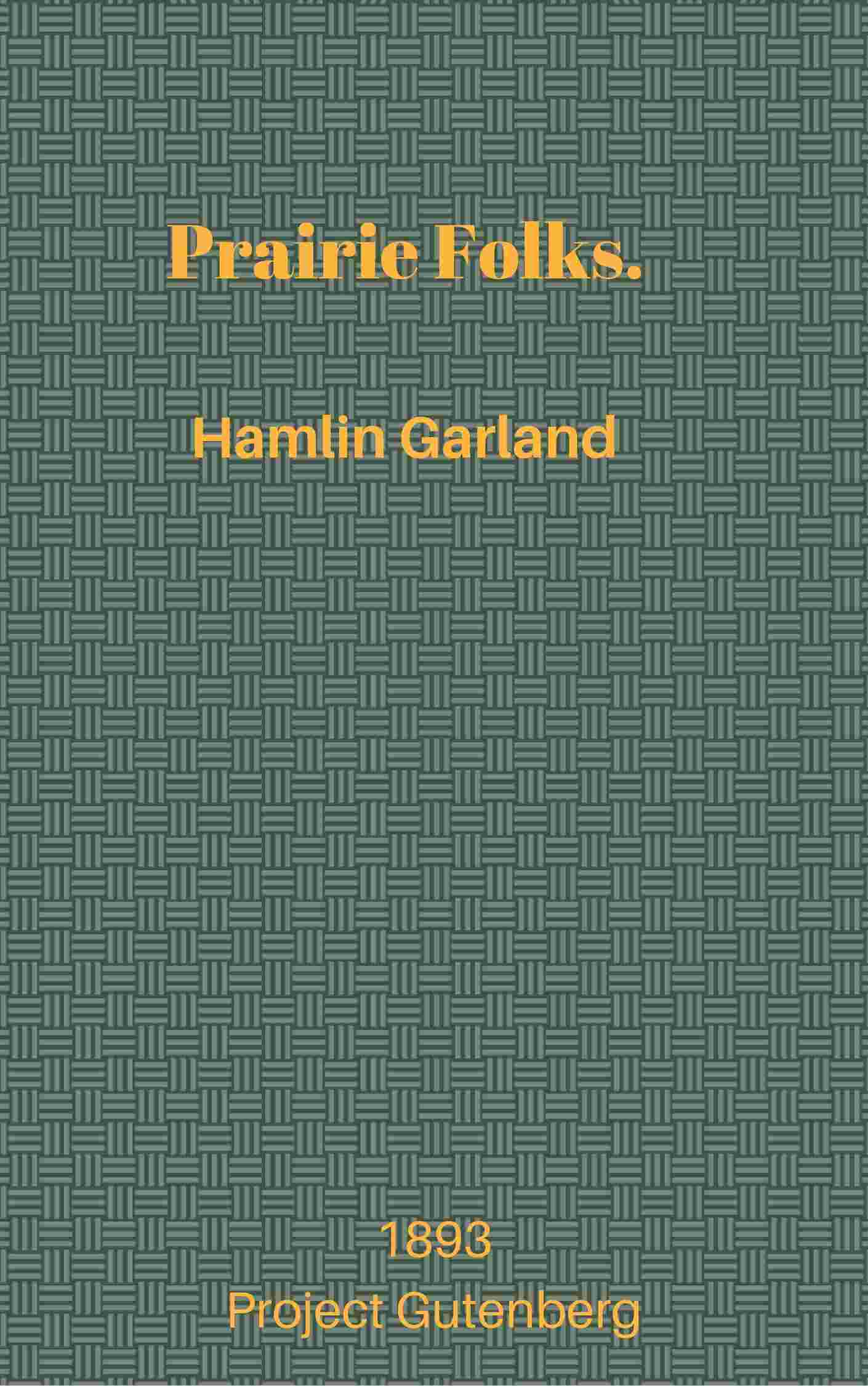 Prairie Folks cover
