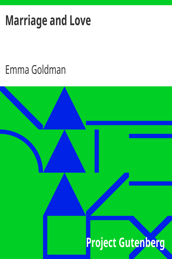 Marriage and Love cover