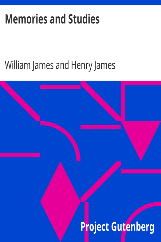 Memories and Studies cover
