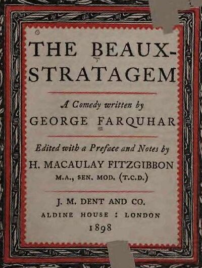 The Beaux-Stratagem cover