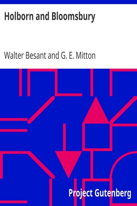 Holborn and Bloomsbury cover