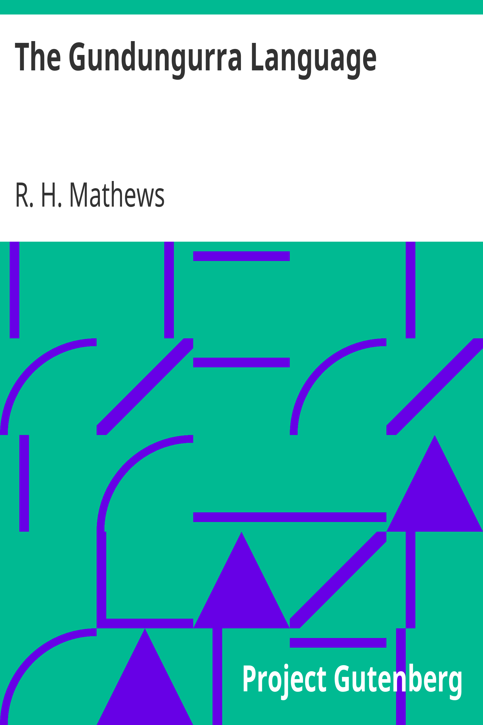 The Gundungurra Language cover