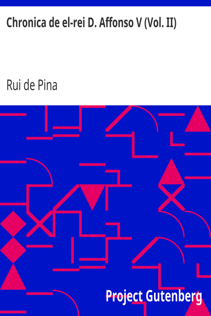 Chronica de el-rei D. Affonso V (Vol. II) cover