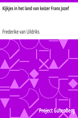 Kijkjes in het land van keizer Frans Jozef / De Aarde en haar Volken, 1908 cover