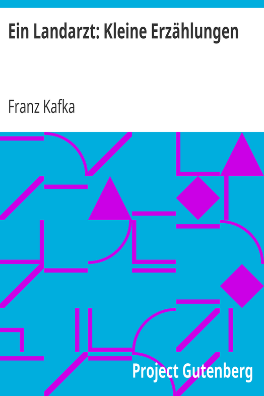 Ein Landarzt: Kleine Erzählungen cover
