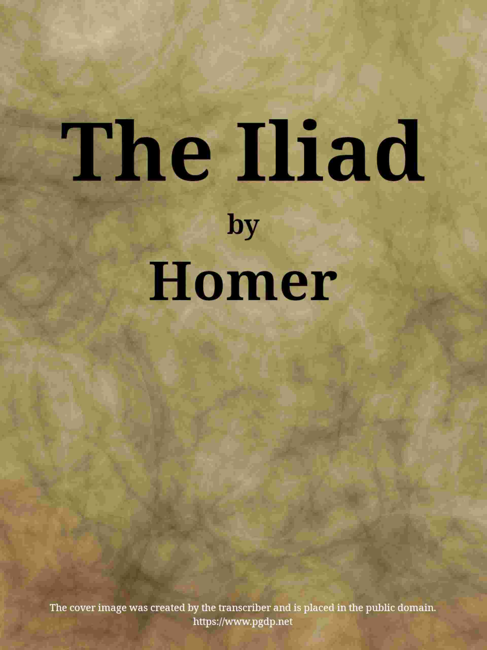 The Iliad cover