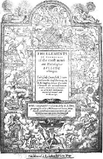 The Mathematicall Praeface to Elements of Geometrie of Euclid of Megara cover