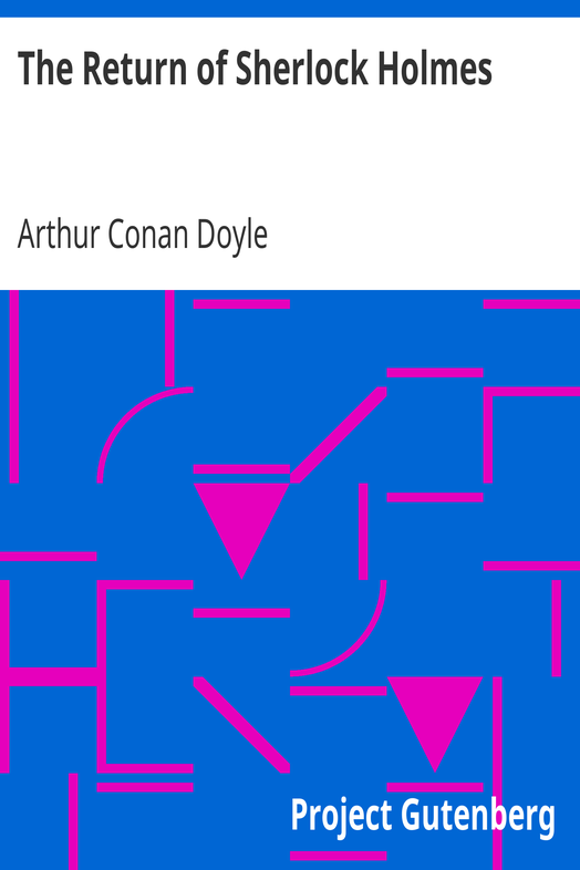 The Return of Sherlock Holmes cover