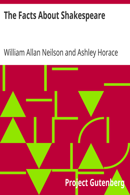The Facts About Shakespeare cover