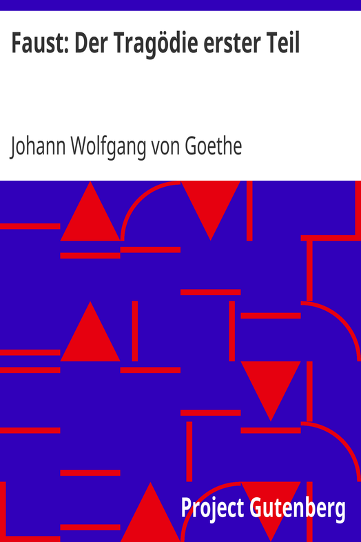 Faust: Der Tragödie erster Teil cover