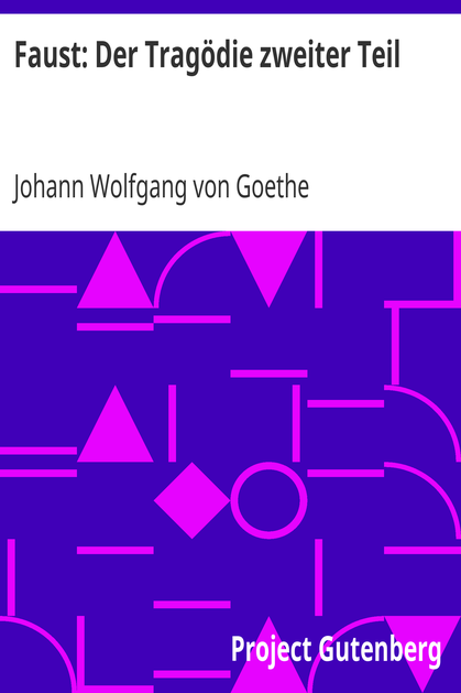 Faust: Der Tragödie zweiter Teil cover